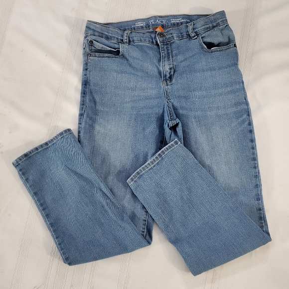 Place Stretch Extensible Straight Jambes Droites Size 14 Jean Pants - Picture 6 of 6